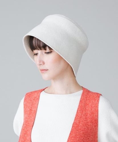 RK7CV01290 HIROKO KOSHINO 【日本製】フェルティングハット