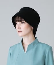 RK7CV01290 HIROKO KOSHINO(ヒロココシノ) 【日本製】フェルティングハット ブラック