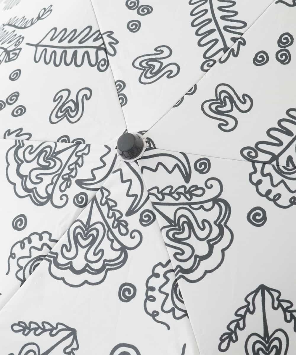 RK9FD01110 HIROKO KOSHINO(ヒロココシノ) ボタニカルプリントパラソル アイボリー