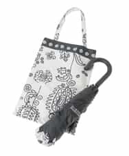 RK9FD01110 HIROKO KOSHINO(ヒロココシノ) ボタニカルプリントパラソル アイボリー