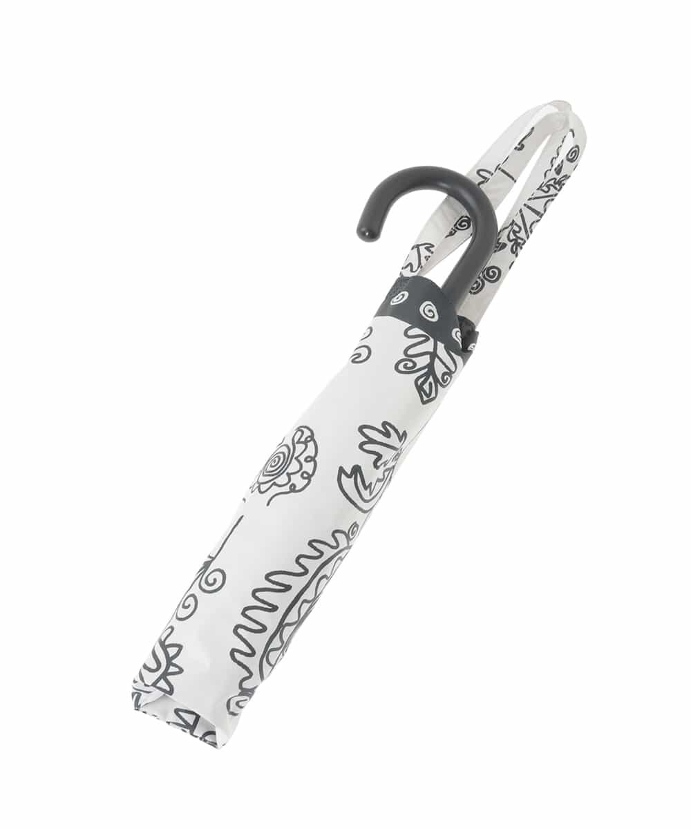 RK9FD01110 HIROKO KOSHINO(ヒロココシノ) ボタニカルプリントパラソル アイボリー