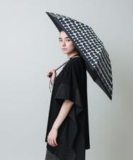 RK9GA02110 HIROKO KOSHINO(ヒロココシノ) オーバルプリントパラソル アイボリー
