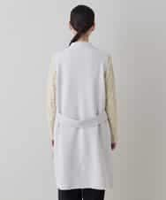 RKBED11390 HIROKO KOSHINO(ヒロココシノ) Vラインデザインジレ /日本製/洗える ライトグレー