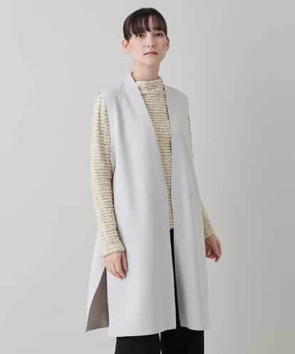 RKBED11390 HIROKO KOSHINO Vラインデザインジレ /日本製/洗える