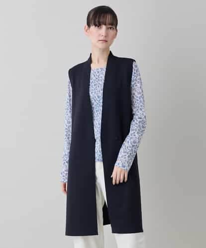 RKBED11390 HIROKO KOSHINO Vラインデザインジレ /日本製/洗える