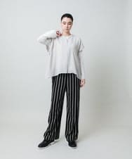 RKBGD01390 HIROKO KOSHINO(ヒロココシノ) ギャザースリーブジレ/日本製/洗える オフホワイト