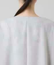 RKBGD01390 HIROKO KOSHINO(ヒロココシノ) ギャザースリーブジレ/日本製/洗える オフホワイト