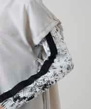 RKBGD01390 HIROKO KOSHINO(ヒロココシノ) ギャザースリーブジレ/日本製/洗える オフホワイト