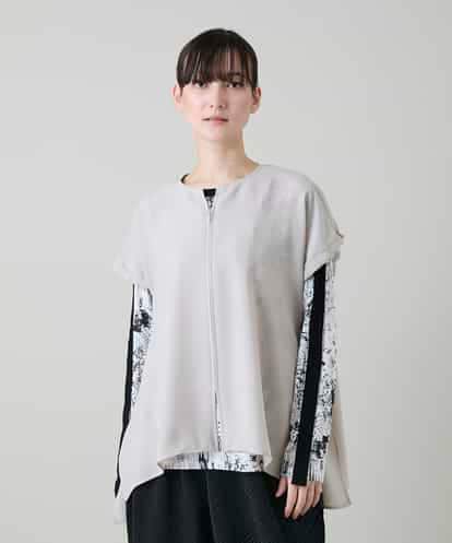 RKBGD01390 HIROKO KOSHINO ギャザースリーブジレ/日本製/洗える