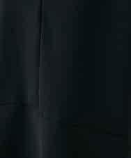 RKBGF01330 HIROKO KOSHINO(ヒロココシノ) Vカットデザインジレ/日本製/洗える ブラック