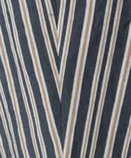 RLBED15290 HIROKO BIS GRANDE(ヒロコ ビス グランデ) ストライプショートジレ ネイビー