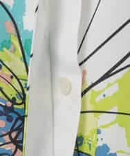 RLBED30290 HIROKO BIS GRANDE(ヒロコ ビス グランデ) ドローイングフラワーブラウス ホワイト