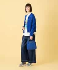 RLBED30290 HIROKO BIS GRANDE(ヒロコ ビス グランデ) 【大きいサイズ】ドローイングフラワーブラウス /洗える ホワイト