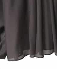 RLBED50280 HIROKO BIS GRANDE(ヒロコ ビス グランデ) スタンドカラーかまぼこプリーツブラウス ダークグレー