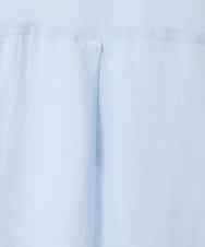 RLBFD45200 HIROKO BIS GRANDE(ヒロコ ビス グランデ) 【大きいサイズ】フレアスリーブ麻ブラウス ライトブルー