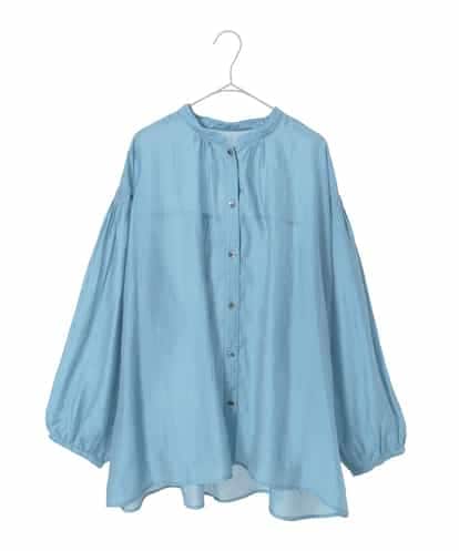 RLBFD46250 HIROKO BIS GRANDE 【大きいサイズ】コードストライプシアーブラウス