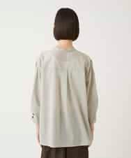 RLBGE28280 HIROKO BIS GRANDE(ヒロコ ビス グランデ) ストライプリネンタッチブラウス ベージュ