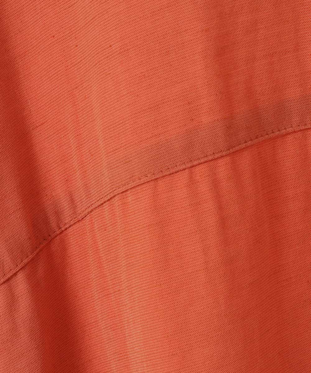 RLBGT01260 HIROKO BIS GRANDE(ヒロコ ビス グランデ) 【洗濯機で洗える】ドライタッチタックデザインシャツ オレンジ