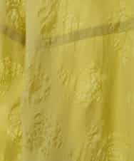 RLBGT05290 HIROKO BIS GRANDE(ヒロコ ビス グランデ) 【洗える】塩縮加工デザインコットンブラウス イエロー