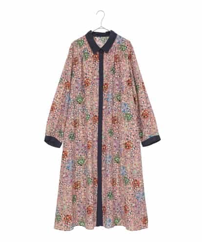 RLEAE40470 HIROKO BIS GRANDE 幾何フラワーアートプリントワンピース