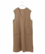 RLEAV02450 HIROKO BIS GRANDE(ヒロコ ビス グランデ) ウールリバージャンパースカート ベージュ