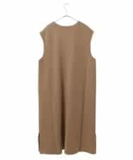 RLEAV02450 HIROKO BIS GRANDE(ヒロコ ビス グランデ) ウールリバージャンパースカート ベージュ