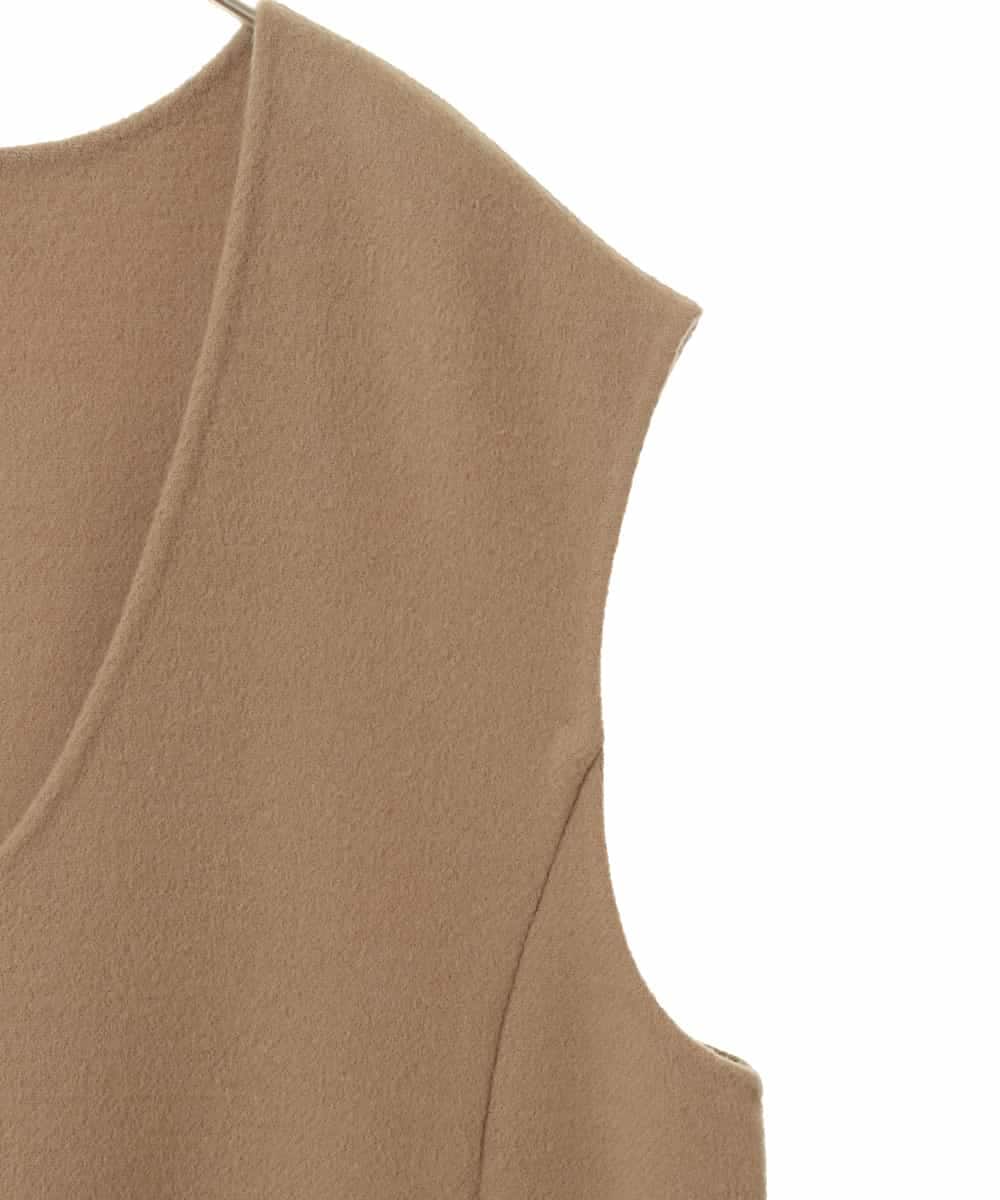 RLEAV02450 HIROKO BIS GRANDE(ヒロコ ビス グランデ) ウールリバージャンパースカート ベージュ