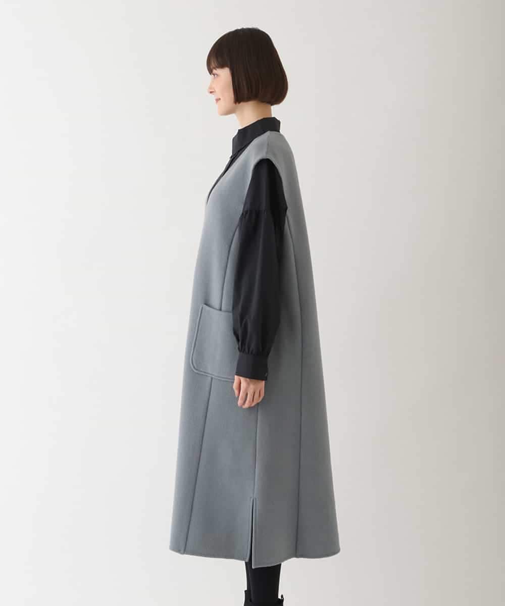 RLEAV02450 HIROKO BIS GRANDE(ヒロコ ビス グランデ) ウールリバージャンパースカート ベージュ