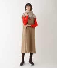 RLEAV02450 HIROKO BIS GRANDE(ヒロコ ビス グランデ) ウールリバージャンパースカート ベージュ