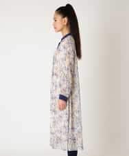 RLEDD07510 HIROKO BIS GRANDE(ヒロコ ビス グランデ) 【先行予約/大きいサイズ】アイリスモチーフタックワンピース アイボリー