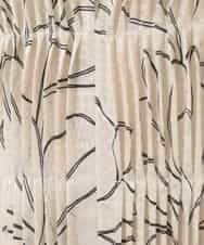 RLEED56510 HIROKO BIS GRANDE(ヒロコ ビス グランデ) ボタニカルモチーフピンタックドレス アイボリー