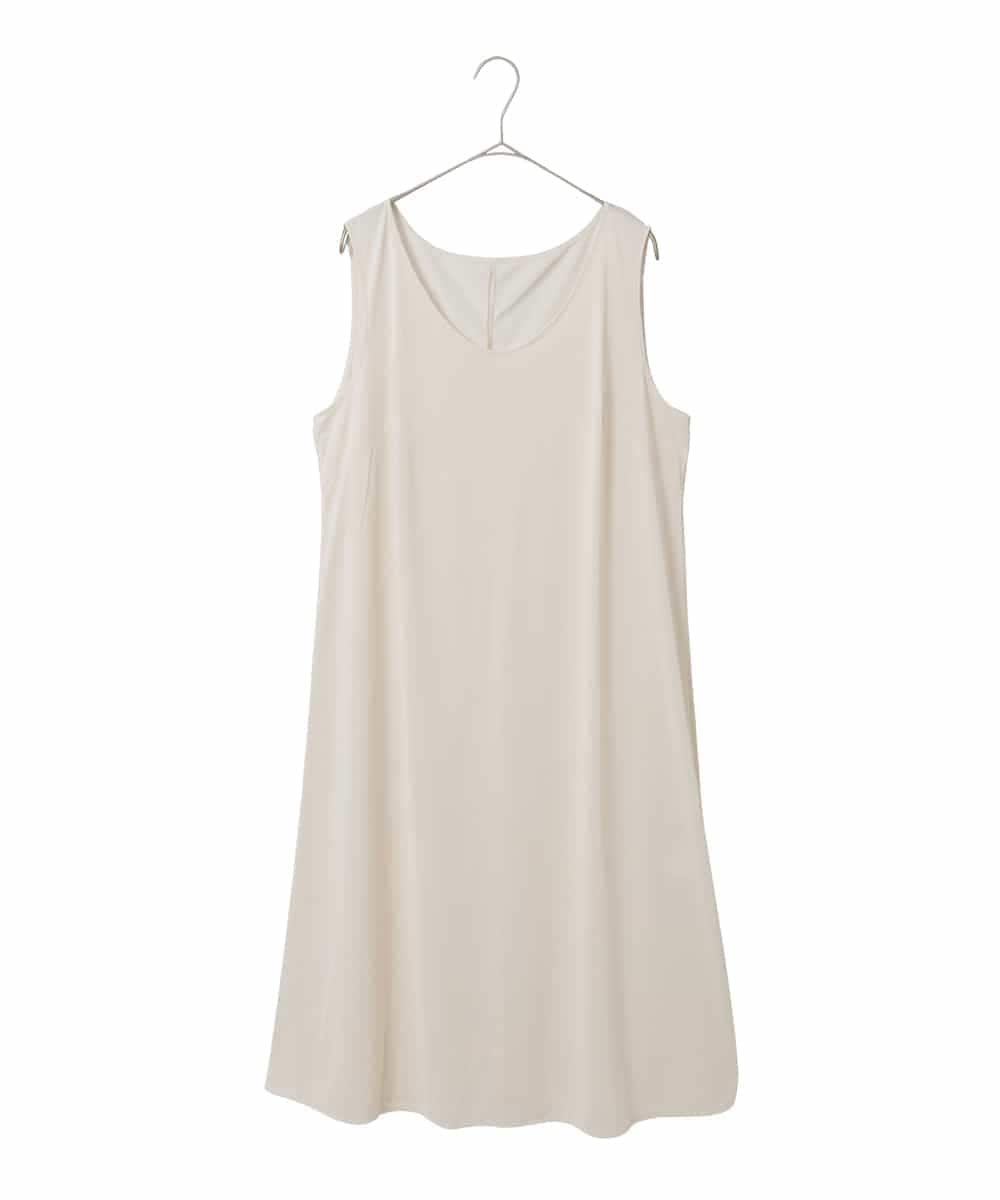 RLEED56510 HIROKO BIS GRANDE(ヒロコ ビス グランデ) ボタニカルモチーフピンタックドレス アイボリー