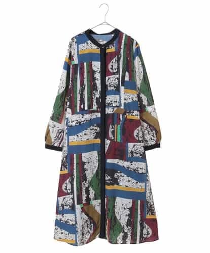 RLEFD20450 HIROKO BIS GRANDE アートパネルデザインプリントワンピース