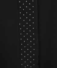 RLFAE45390 HIROKO BIS GRANDE(ヒロコ ビス グランデ) スタッズアクセントニットカーディガン ブラック