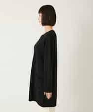 RLFAE46420 HIROKO BIS GRANDE(ヒロコ ビス グランデ) スタッズアクセントニットチュニック ブラック