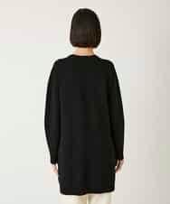 RLFAE46420 HIROKO BIS GRANDE(ヒロコ ビス グランデ) スタッズアクセントニットチュニック ブラック