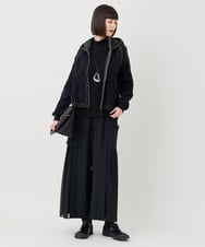 RLFAF01390 HIROKO BIS GRANDE(ヒロコ ビス グランデ) 【追加予約/大きいサイズ】ジャカードニットブルゾン ベージュ