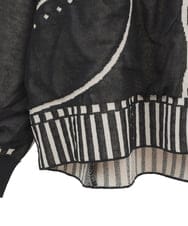 RLFAF01390 HIROKO BIS GRANDE(ヒロコ ビス グランデ) 【追加予約/大きいサイズ】ジャカードニットブルゾン ベージュ