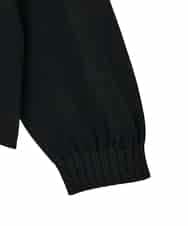 RLFAF71420 HIROKO BIS GRANDE(ヒロコ ビス グランデ) 【大きいサイズ】レースドッキングニットプルオーバー ブラック