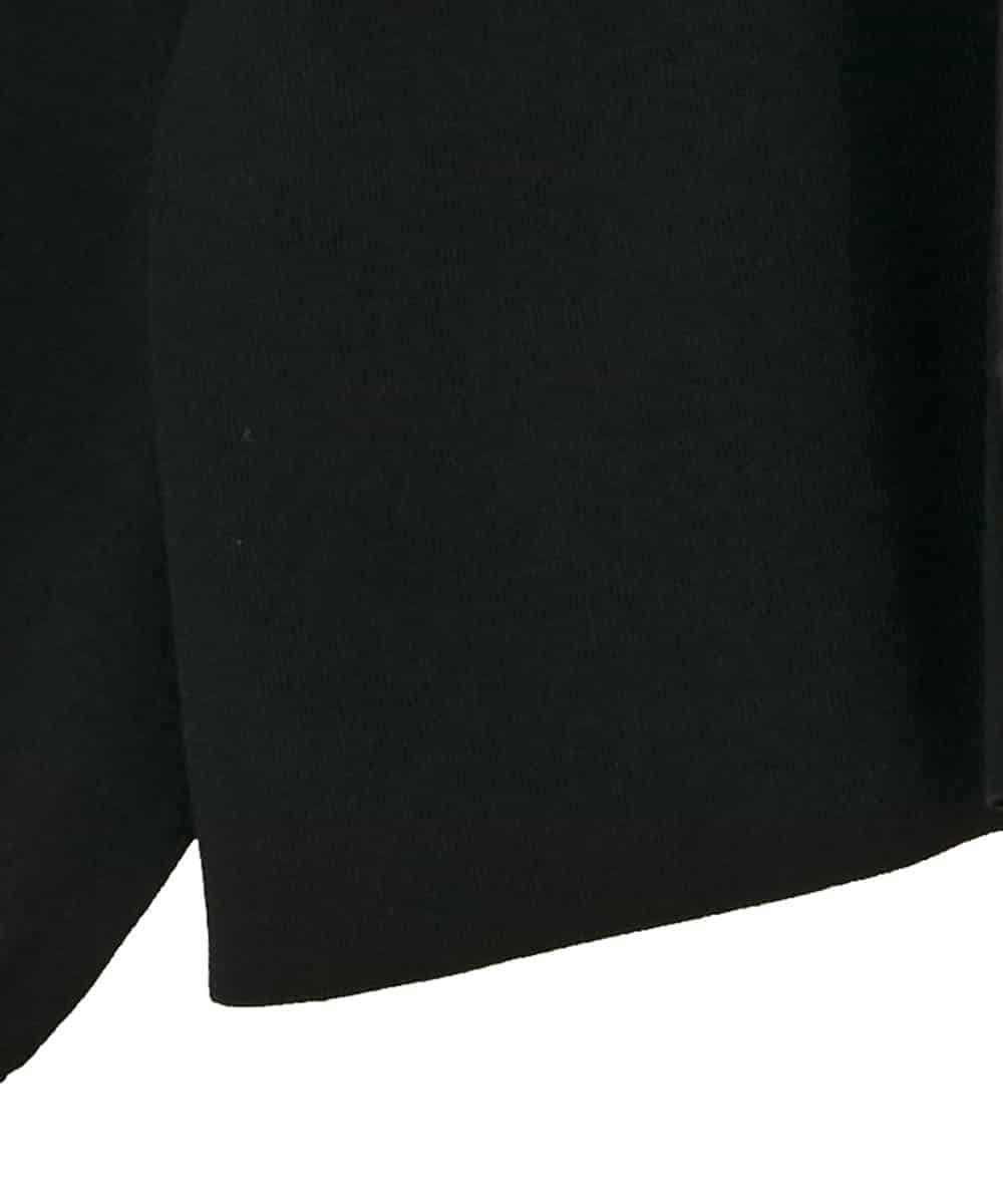 RLFAF71420 HIROKO BIS GRANDE(ヒロコ ビス グランデ) 【大きいサイズ】レースドッキングニットプルオーバー ブラック