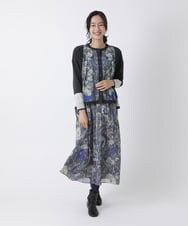 RLFAS10420 HIROKO BIS GRANDE(ヒロコ ビス グランデ) シフォンジョイントニット ベージュ