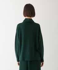 RLFAV02390 HIROKO BIS GRANDE(ヒロコ ビス グランデ) アシンメトリーストライプニットプルオーバー ブラック