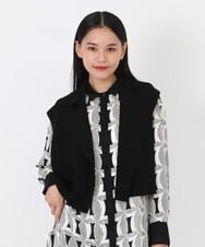 RLFAV50290 HIROKO BIS GRANDE(ヒロコ ビス グランデ) ウールニットショートジレ ベージュ