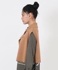 RLFAV50290 HIROKO BIS GRANDE(ヒロコ ビス グランデ) ウールニットショートジレ ベージュ