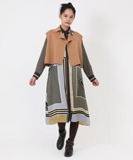 RLFAV50290 HIROKO BIS GRANDE(ヒロコ ビス グランデ) ウールニットショートジレ ベージュ