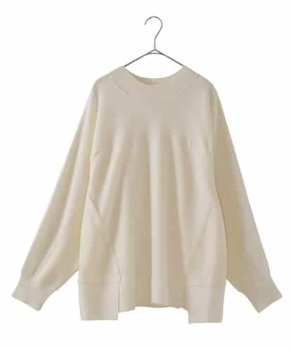 RLFAW20360 HIROKO BIS GRANDE ウールスムースジョイントニットプルオーバー