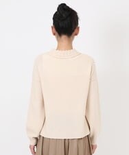 RLFAW32320 HIROKO BIS GRANDE(ヒロコ ビス グランデ) ポコポコデザインニットプルオーバー アイボリー