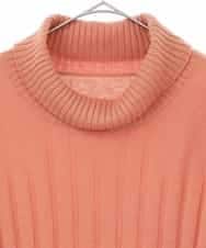 RLFAX11230 HIROKO BIS GRANDE(ヒロコ ビス グランデ) エアヤーンハイネックニットプルオーバー オレンジ