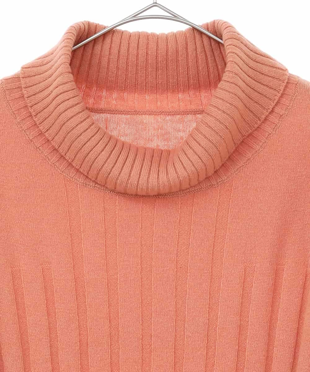 RLFAX11230 HIROKO BIS GRANDE(ヒロコ ビス グランデ) エアヤーンハイネックニットプルオーバー オレンジ