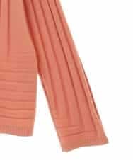 RLFAX11230 HIROKO BIS GRANDE(ヒロコ ビス グランデ) エアヤーンハイネックニットプルオーバー オレンジ